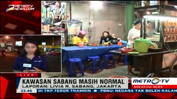 Teror Bom Sarinah Tak Pengaruhi Aktivitas Pedagang di Jalan Sabang