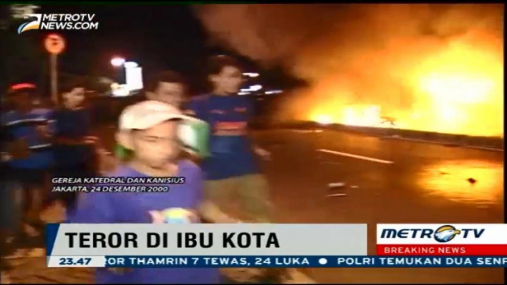 Rangkaian Bom yang Pernah Menyerang Jakarta