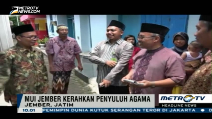  Kemenag dan MUI Jember Terjunkan Ratusan Penyuluh Agama