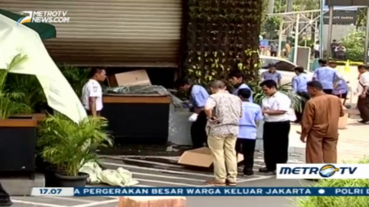  Olah TKP Ledakan Bom di Thamrin Selesai 