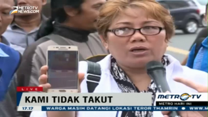  Cerita Masyarakat Abadikan Momen Ledakan di Thamrin 