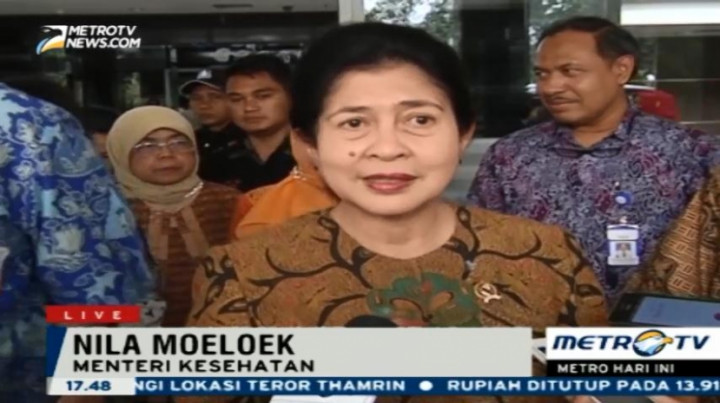 Mila Moeloek Jenguk Korban Luka di RSCM