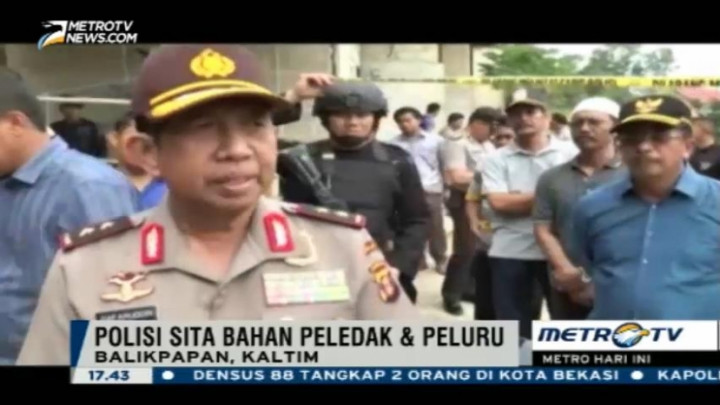 Densus 88 Amankan Terduga Teroris di Balikpapan