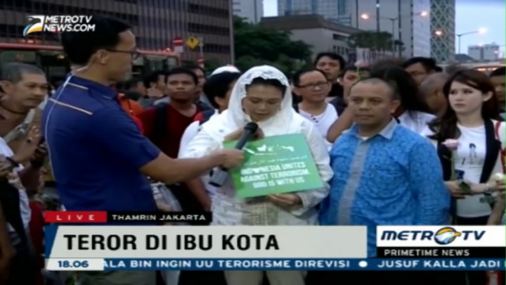 Teror Thamrin, Yenny Wahid: Semangat Warga Indonesia Luar Biasa   