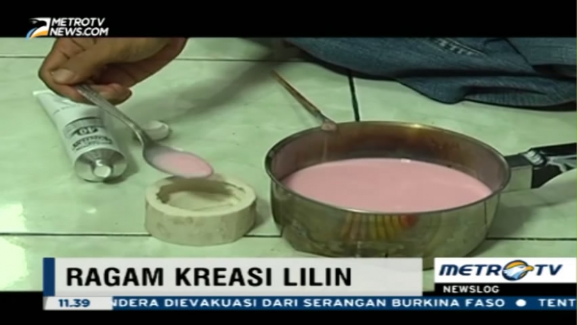 Kreasi Replika Makanan Dari Lilin 
