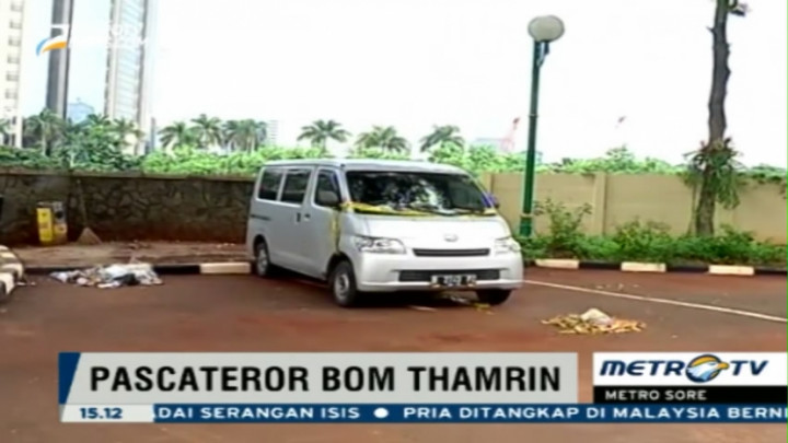  Petugas Amankan Mobil Diduga Milik Pelaku Teror Di Thamrin 