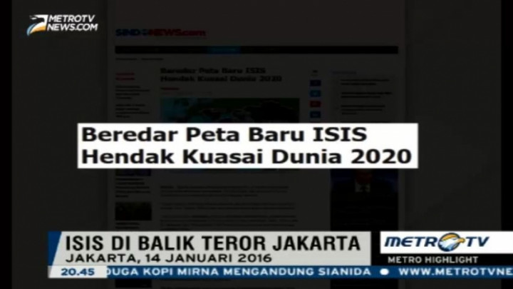 ISIS di Balik Teror Bom Jalan Thamrin