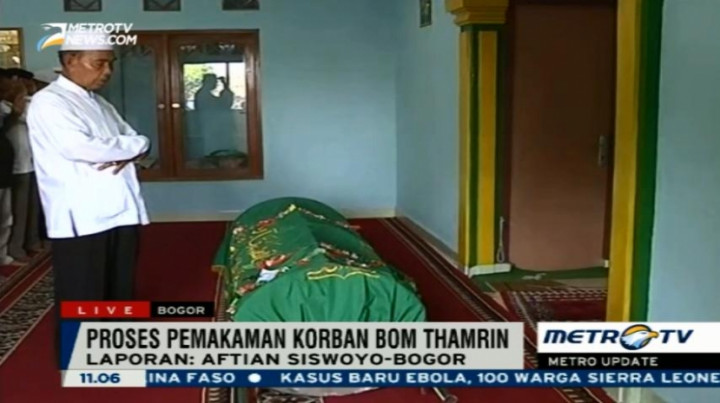 Rais Karna, Korban Bom Sarinah Dimakamkan di Bogor