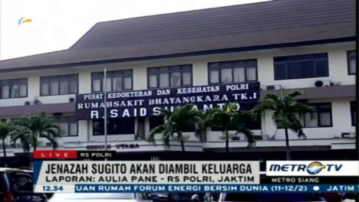 Jenazah Sugito Korban Bom Thamrin akan Diambil Keluarga Siang Ini