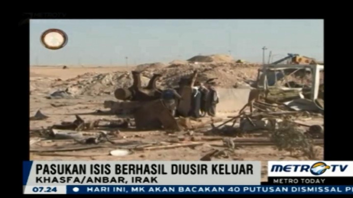 Pasukan Irak Berhasil Paksa Keluar ISIS dari Kota Haditha