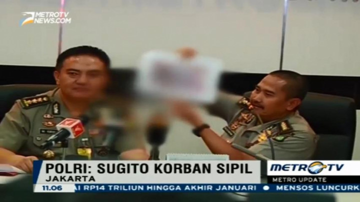Polisi Pastikan Sugito Bukan Terduga Pelaku Bom Thamrin