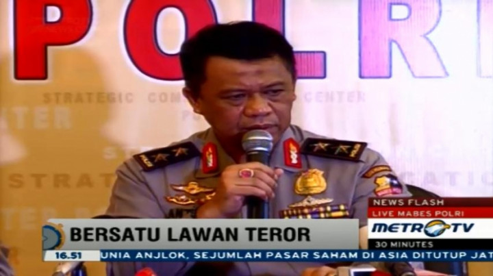 Delapan Terduga Pelaku Teror Masih dalam Penyelidikan