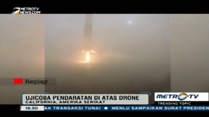 Gagal Mendarat, Roket SpaceX Meledak di Landasan  