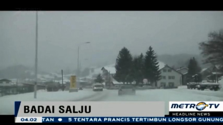 Badai Salju Landa Bosnia