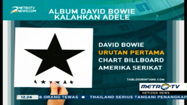  David Bowie Kalahkan Rekor Penjualan Album Adele 