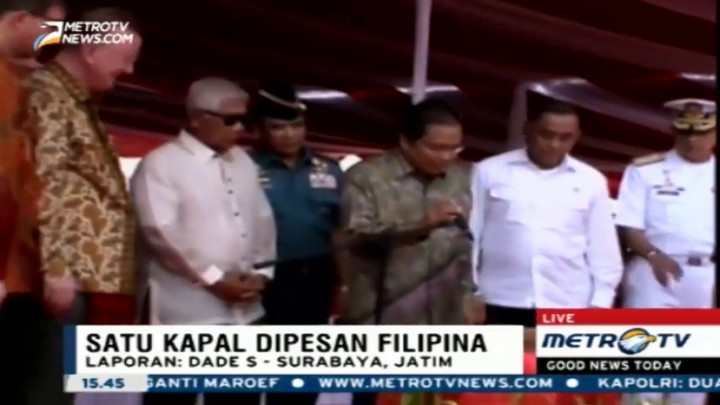 Kemenhan Hadiri Peluncuran Dua Kapal Perang PT PAL