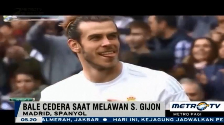 Gareth Bale Harus Menepi Tiga Pekan