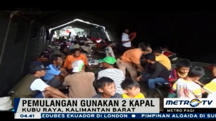 Pemulangan Eks Gafatar Gunakan 2 Kapal Perang Milik TNI AL