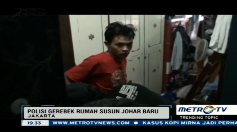 Polisi Razia Rusun Baladewa, 5 Orang Diamankan