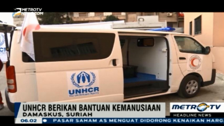 UNHCR Berikan Bantuan Kemanusiaan kepada Pengungsi di Damaskus-Suriah