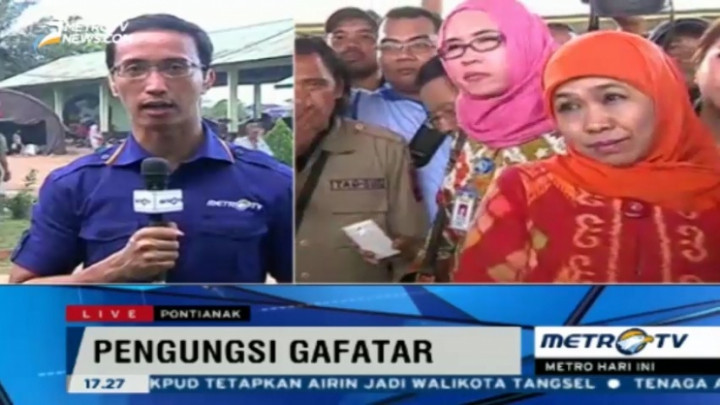 Mensos Khofifah Kunjungi Pengungsi Eks Gafatar