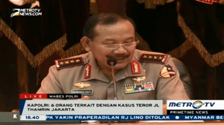 Ini Peran Para Pelaku Teror Thamrin  