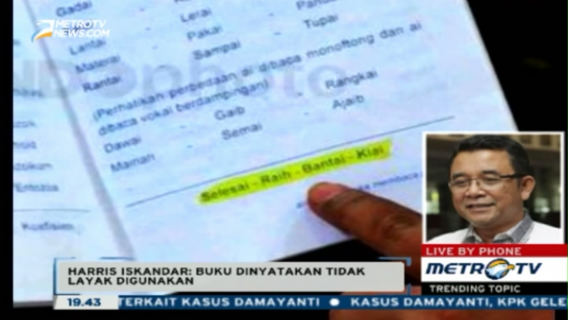 Peredaran Buku TK 'Radikalisme' Bukan Wewenang Kemendikbud 