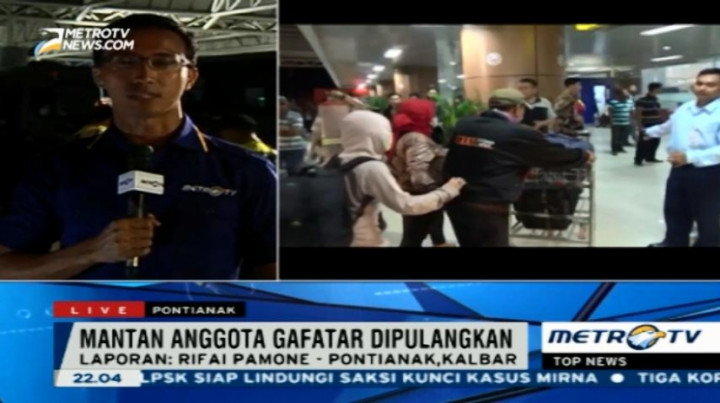 Sebagian Warga Eks Gafatar Dipulangkan dengan Pesawat Komersil 