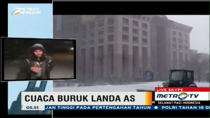  Badai Jonas Landa Amerika Serikat 