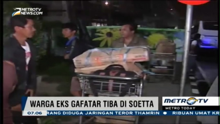 Ratusan Eks Anggota Gafatar Tiba di Bandara Soetta  