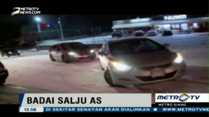 Lebih dari 85 Juta Warga AS Bersiap Hadapi Badai Salju