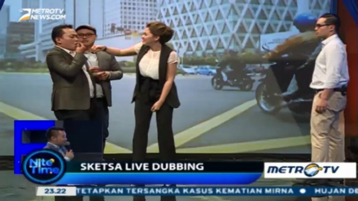 Sketsa Live Dubbing, Vicky Shu Jual Ikan di Lokasi Bom