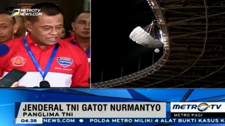 Penerjun Tersangkut di GBU, Tidak Ganggu Jalannya Final Piala Jenderal Sudirman
