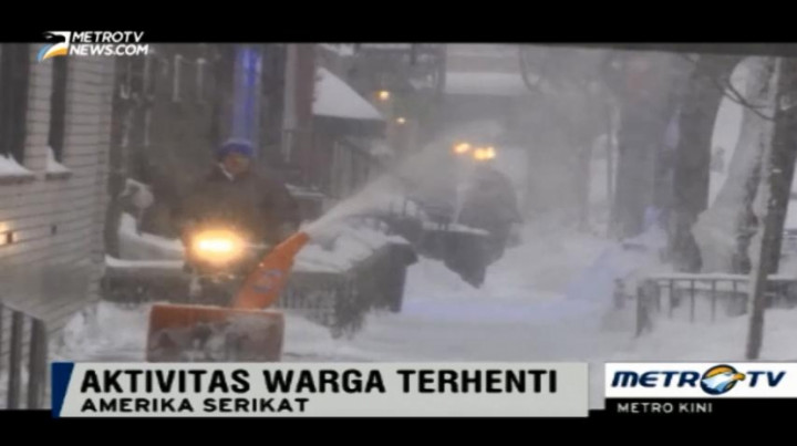 Badai Salju Melanda Amerika Serikat dan Jepang