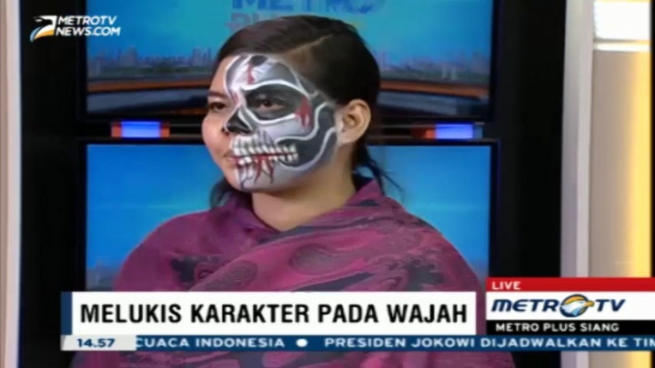 Melukis Karakter Pada Wajah (2)