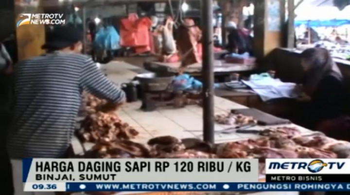 Harga Daging Sapi di Binjai Capai Rp120 Ribu per Kg
