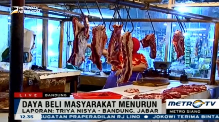 Harga Daging Sapi di Pasar-Pasar Tradisional Bandung Mulai Turun