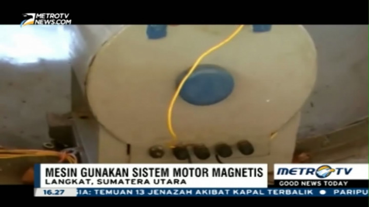  Pemuda Ini Manfaatkan Limbah Magnet Jadi Mesin Gerak