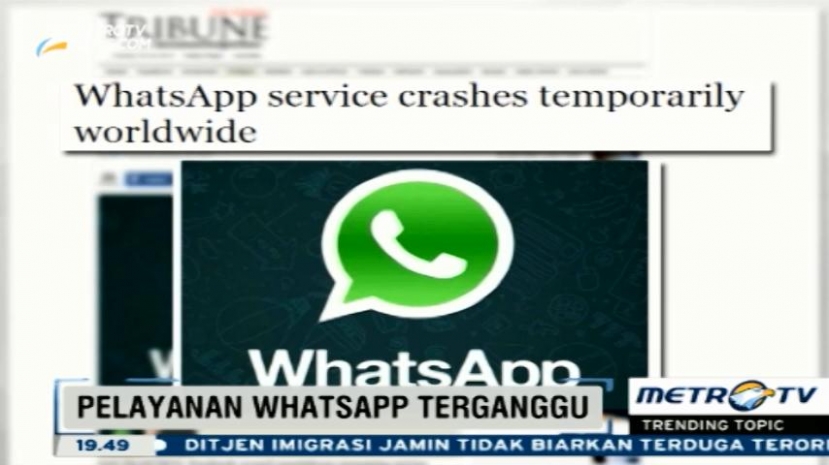 Server Down, Layanan Whatsapp Sempat Terganggu 1 Jam
