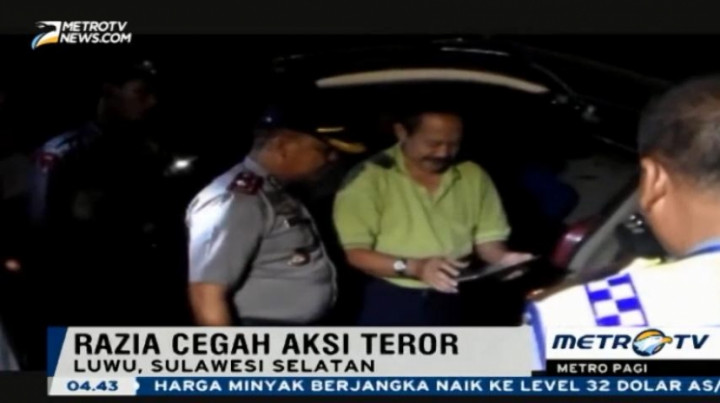 Petugas Gelar Razia Kendaraan di Jalur Trans Sulawesi