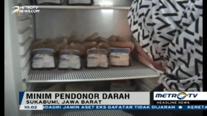 Stok Darah PMI Sukabumi Minim