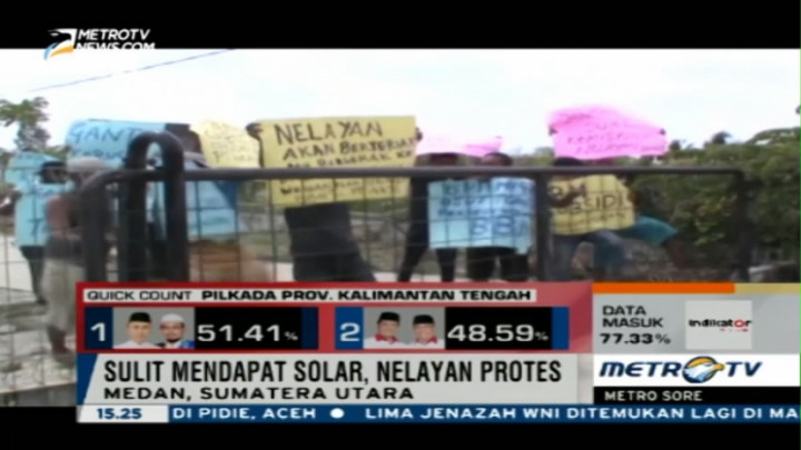  Puluhan Nelayan di Medan Protes Kesulitan Dapat Solar 