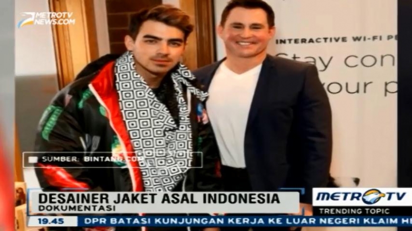 Wow, Jaket Petai Joe Jonas Buatan Perancang Asal Indonesia