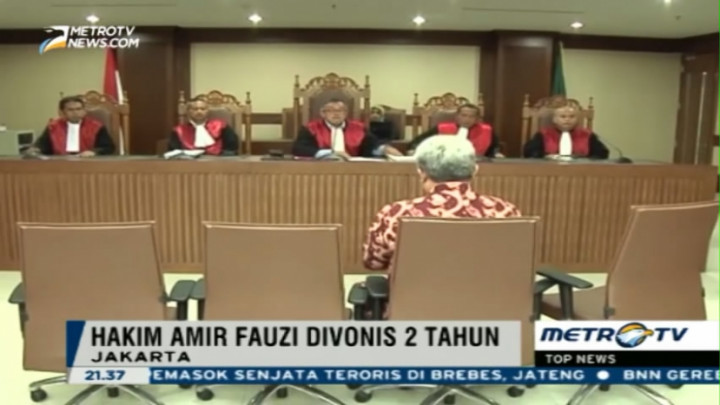 Terima Suap, Hakim PTUN Medan Divonis 2 Tahun Penjara