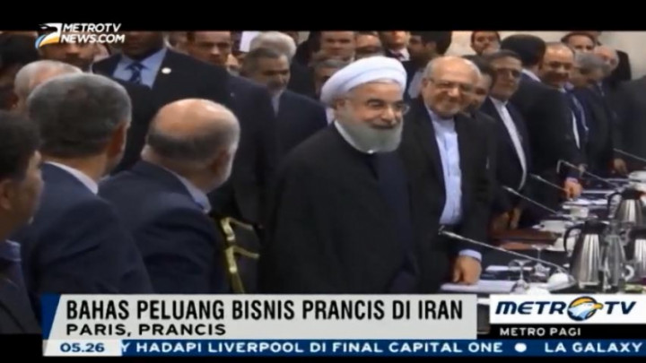 Presiden dan Menlu Iran Lakukan Kunjungan ke Prancis