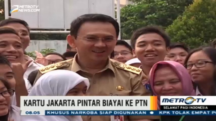 Ahok Akan Siapkan KJP Bagi Pelajar yang Lolos PTN