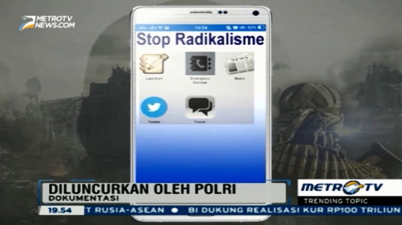 Polri Luncurkan Aplikasi Stop Terorisme