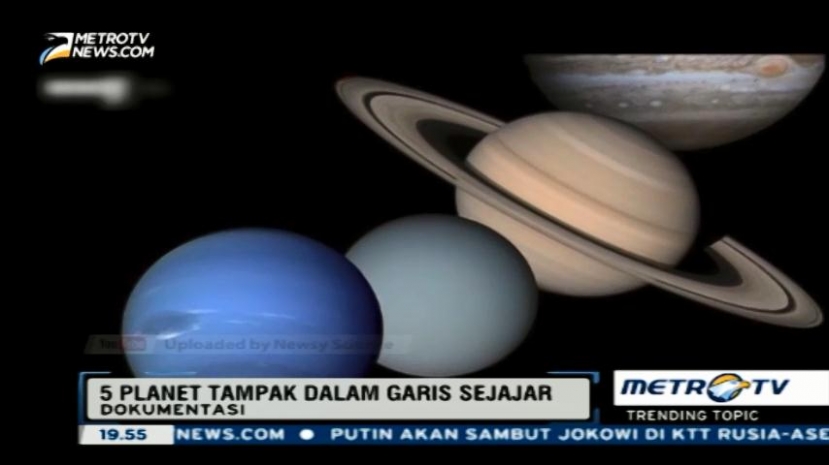 Pemandangan Langka, 5 Planet Ini Terlihat Sejajar