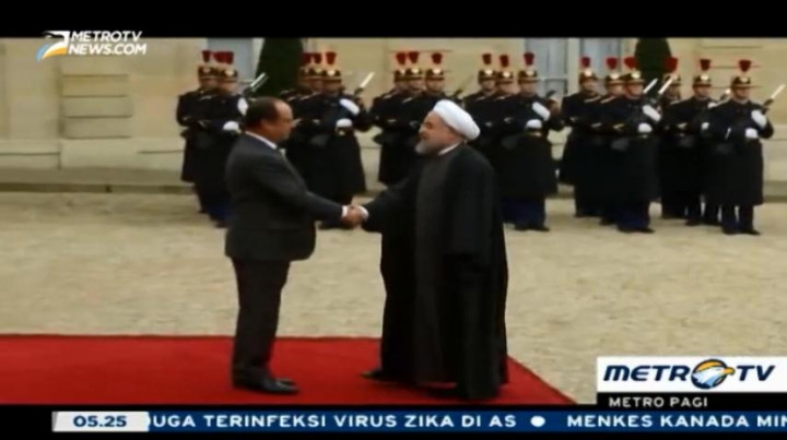 Presiden Iran Bertemu Presiden Prancis, Bahas Pembatasan Program Nuklir