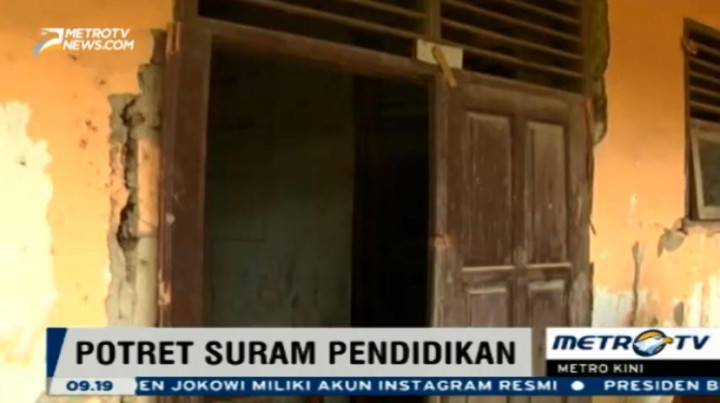 Kondisi Bangunan SD Negeri Bugel-Serang Rusak Parah